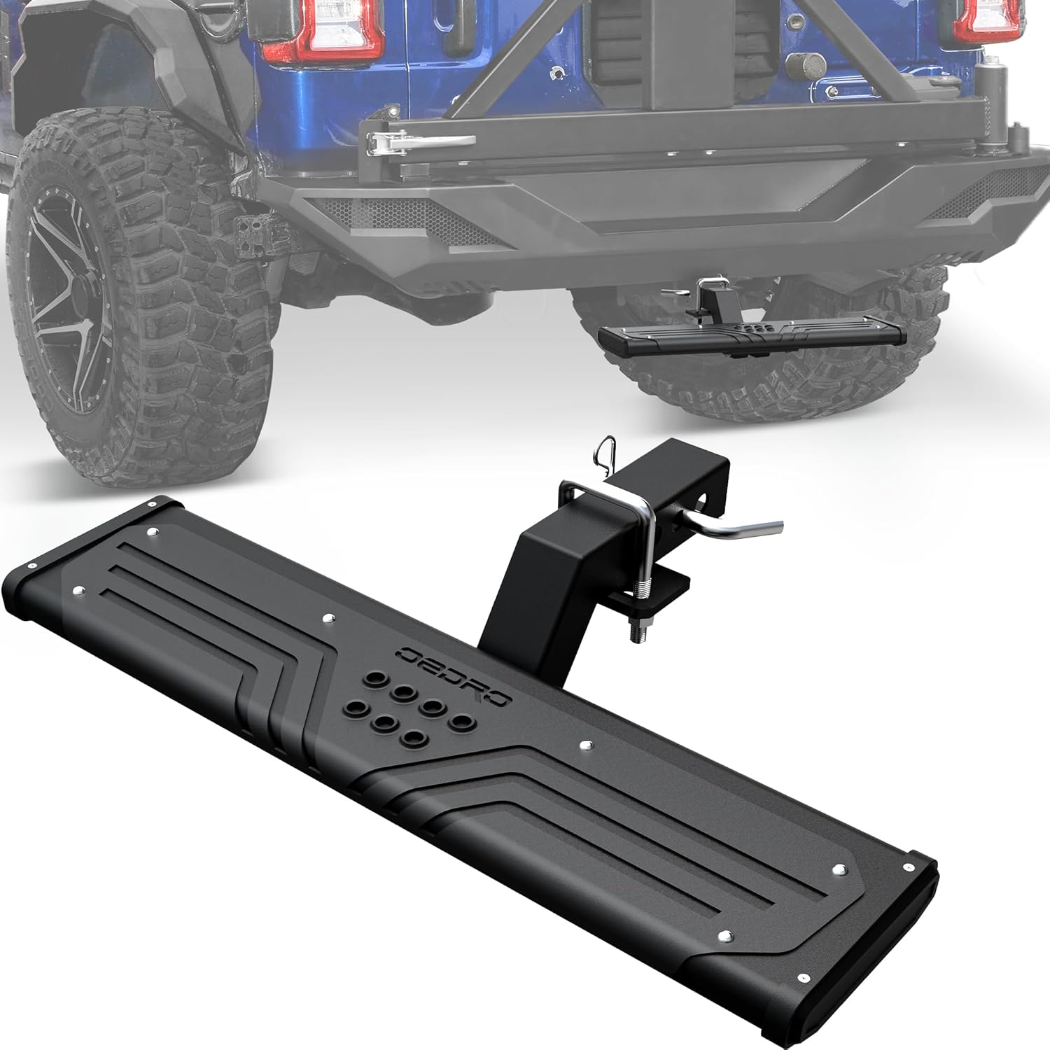 OEDRO Aluminum Towing Hitch Steps for Truck/Car/SUV Vehicles with 2