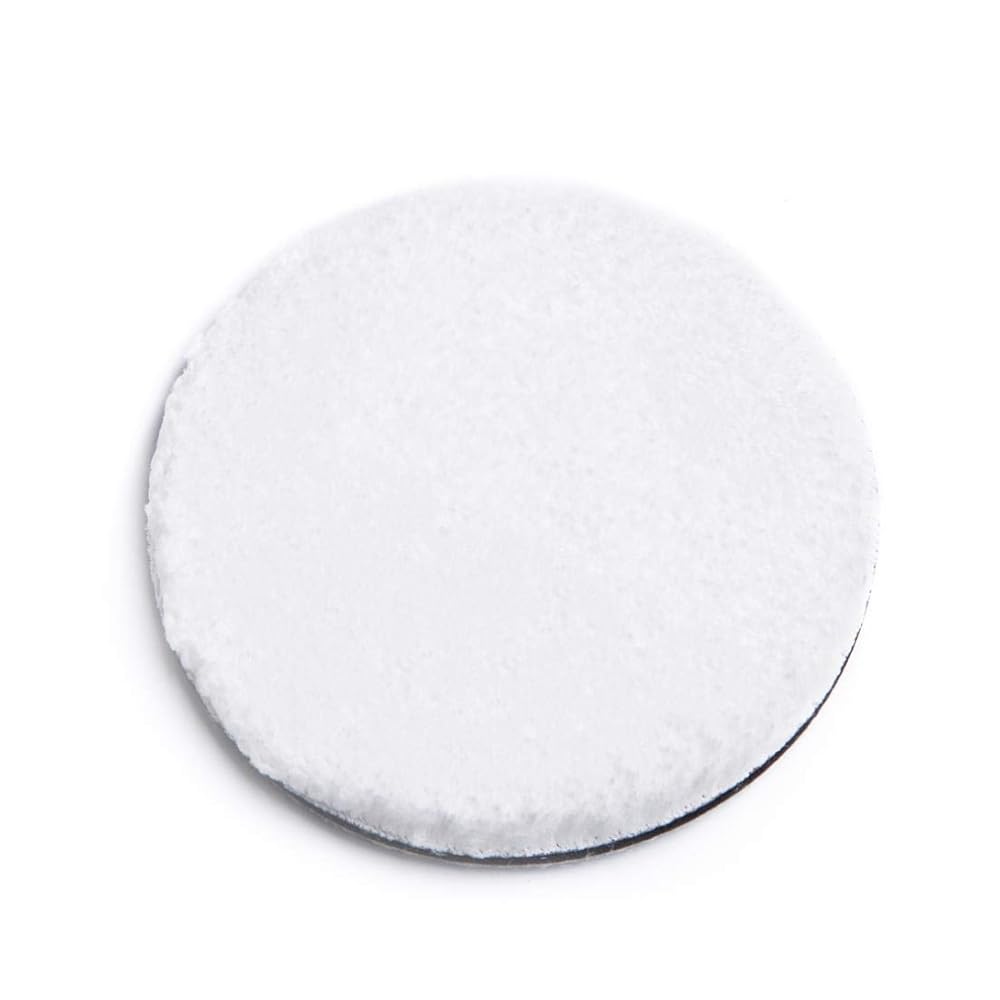 SGCB 20pcs Ultra Fine Microfibre Finishing Pad 5” Car Wax Applicator Pad Polishing Hook and Loop Pad Soft Buffing Wool Pad Kit for Polisher Buffer Pneumatic Machine Car Stone Ceramic Furniture, 20PCS