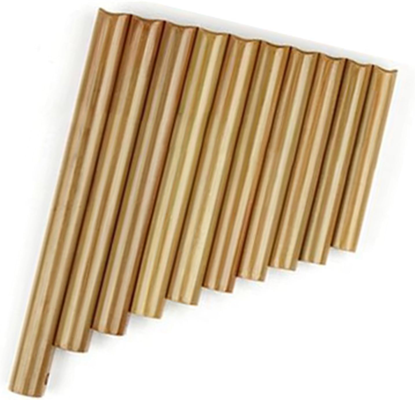 pan flute for beginners Chinese Traditional Musical Instrument 10 Pipes Pan Flute C Key Pan Pipes Woodwind Instrument Pan Flute (Color : Right hand)