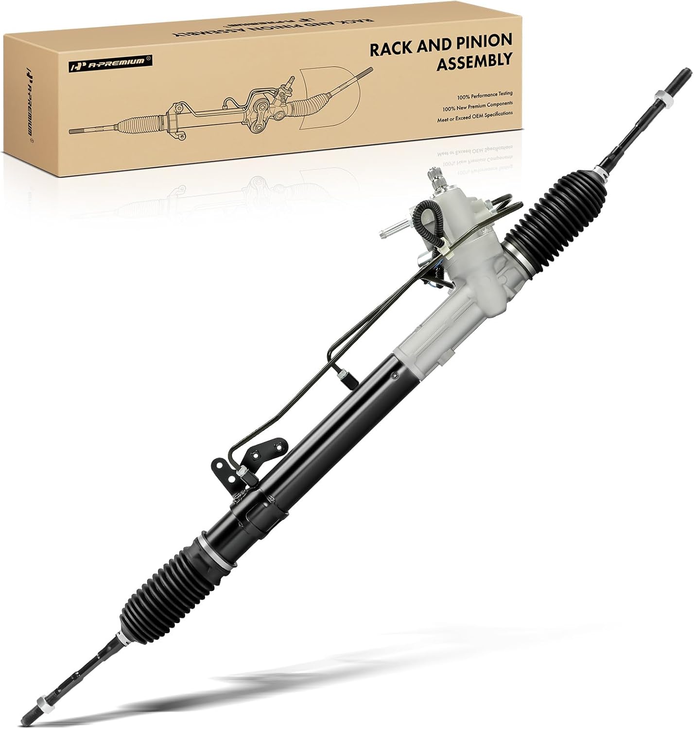 A-Premium Steering Rack & Pinion w/EVO Electronic Variable Orifice Compatible with Nissan Maxima 2009 2010 2011 2012 2013 2014 3.5L, Hydraulic Power Steering