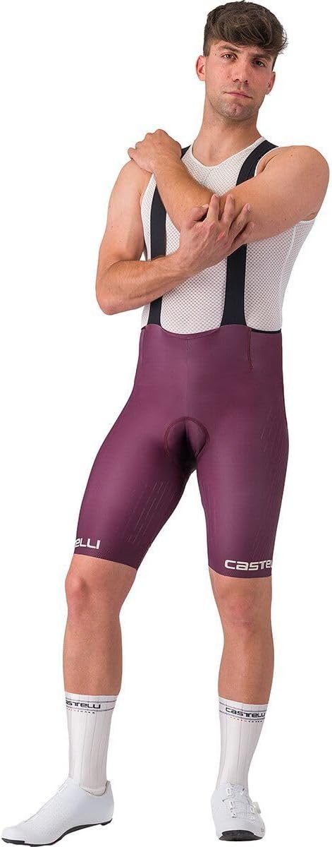 CASTELLI, Free Aero Race S Limited Edition Bibshort - Men's, Deep Bordeaux/Silver Moon, XL
