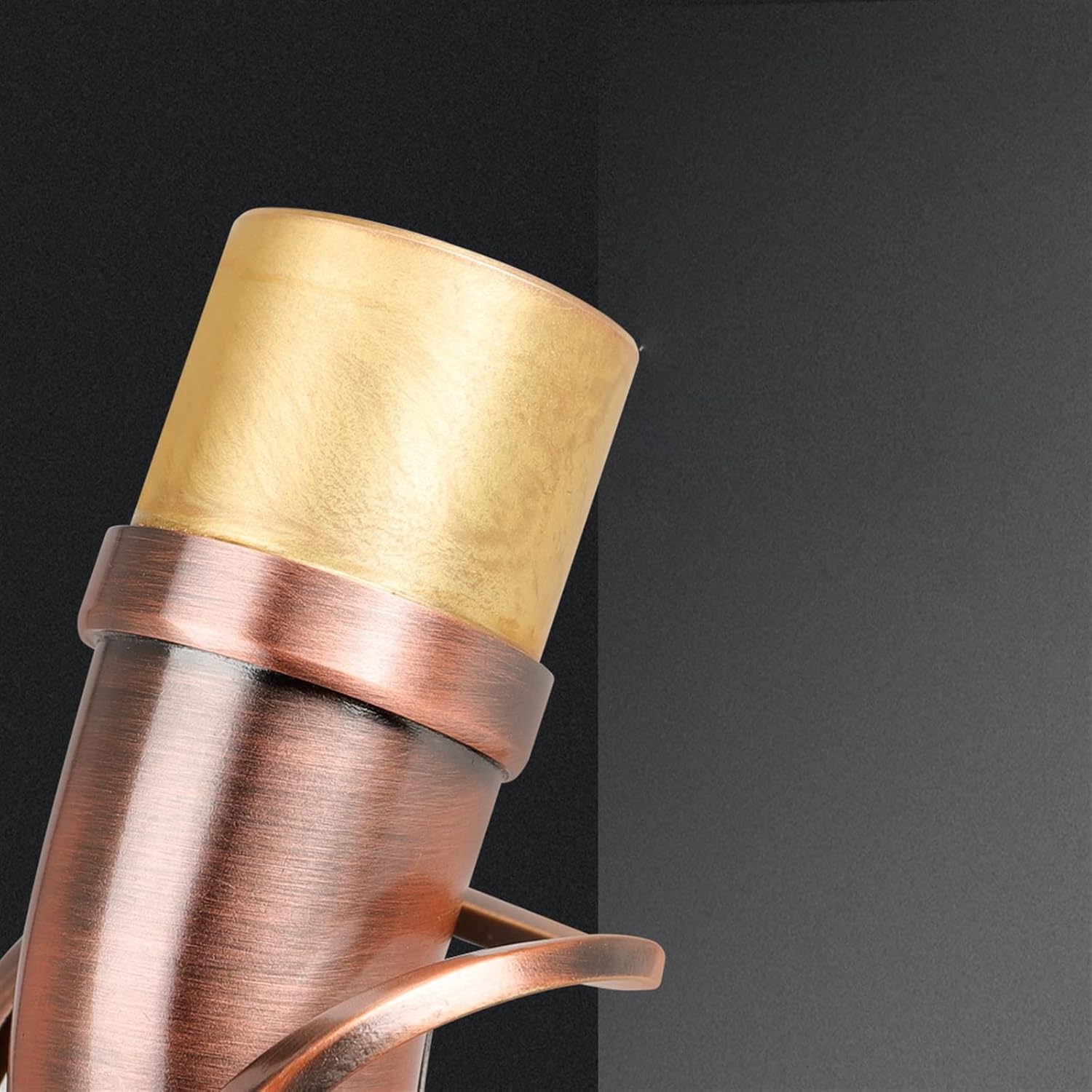 TSTS Tenor B-Drop Sax Bend Neck Sax Neck Tube Brass Material Wind Instrument Accessories Saxophone Replacement Parts