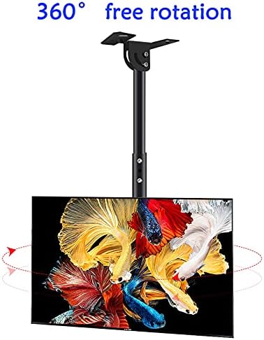 TV Wall BracketTV Stand tv Wall Mount TV Ceiling Mount, with Tilt Swivel Rotate Height Adjustable Arm TV Bracket, for 14-32 Inch Flat Panel LCD,0.52.9m