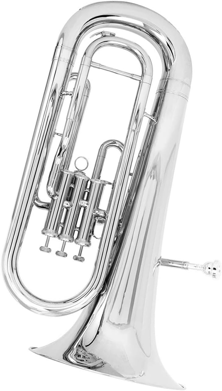 Bb B Flat Euphonium 3 Key Vertical Brass Instrument With Accessories Euphonium All-brass Instrument