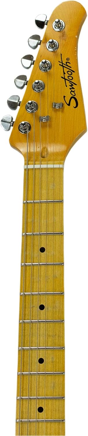 Sawtooth ES Relic Electric Guitar, Surf Green Retro Pack