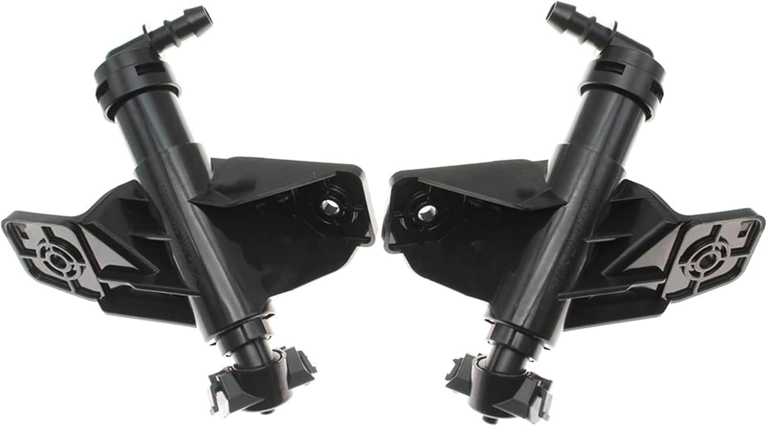 Car Headlight Washer Nozzle 2Pcs Car Headlight Washer Nozzle Head Light Cleaning Jet Pump Water Sprayer 98671-D4000 98672-D4000 for Kia for Optima for K5 2015-2018