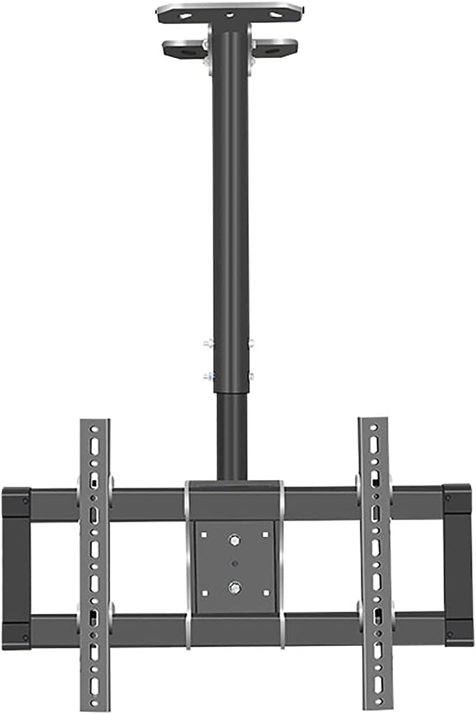 TV Stand,tv Wall Mount Ceiling TV Mount Bracket, 108-158cm Height Adjustable TV Mount, Fits 39-90 Inch TVs, Holds Up to 175lb
