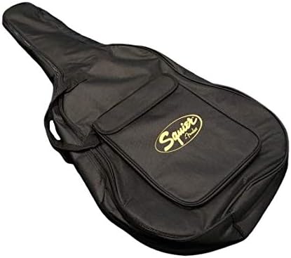 Fender Squier by Fender SA-150 Dreadnought Acoustic Guitar - Gloss Black Finish