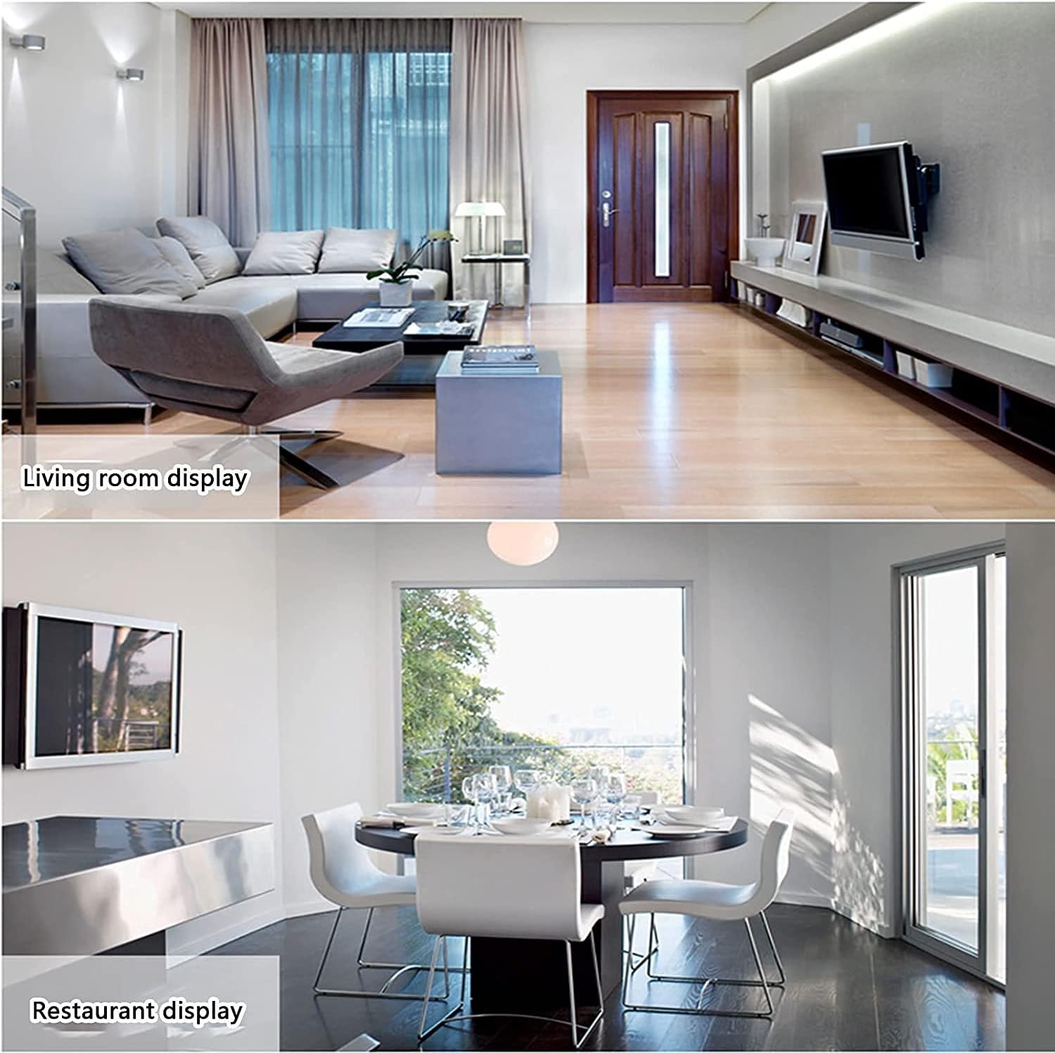 Fixed TV Wall Mount for 32-55 Inch TVs - Ultra Slim Bracket, Max 400x400mm, Load-Bearing up to 36kg, Compatible with LED, LCD, OLED, and Plasma TVs.