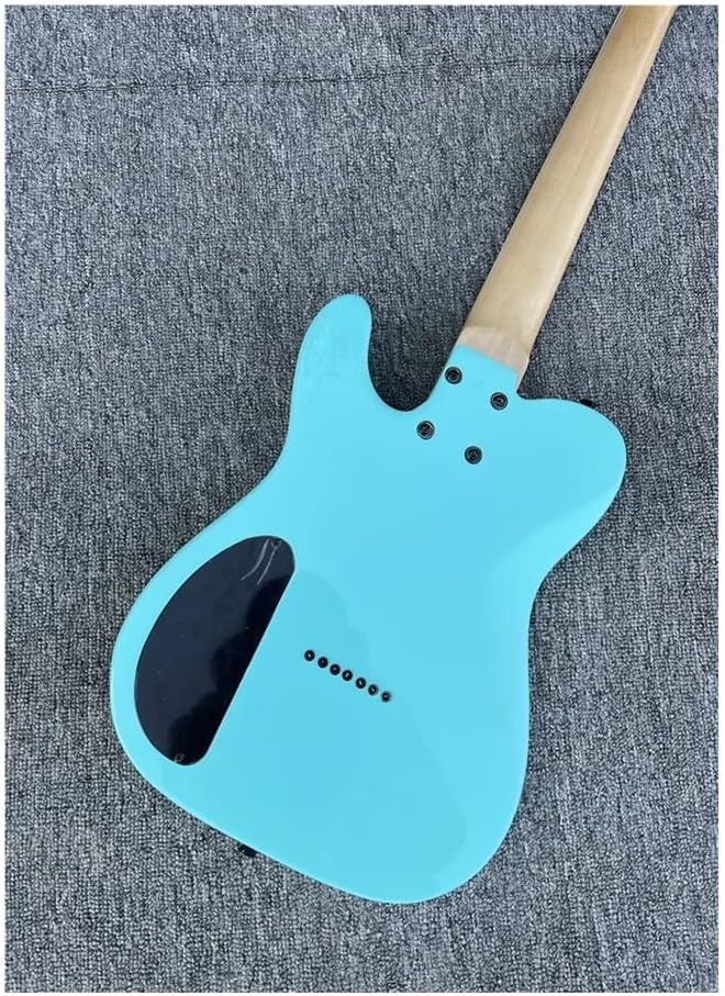 Custom 7 strings Electric Guitar Mahogany Body Rosewood Fingerboard Black Hardware Blue Gloss Finish