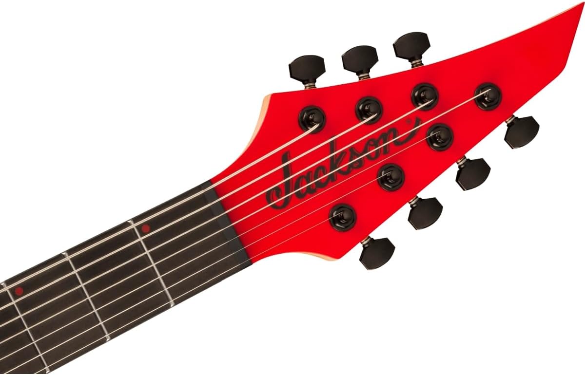 Jackson Pro Plus Series DK Modern MDK7 HT - Red with Black Bevels