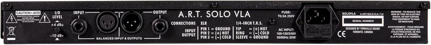 ART Solo VLA Multi-voice Tube Optical Compressor