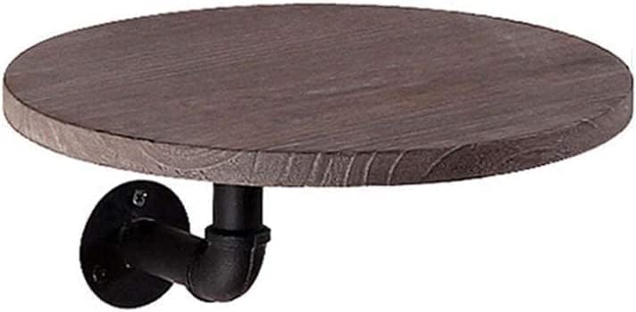 NERDOH Bookshelf Wrought Iron Wall Mount - Round Partition Multifunctional Hangers - 2 Sizes,30 * 14Cm,30 * 14Cm (Color : 30 * 14cm, Size : 30 * 14Cm)