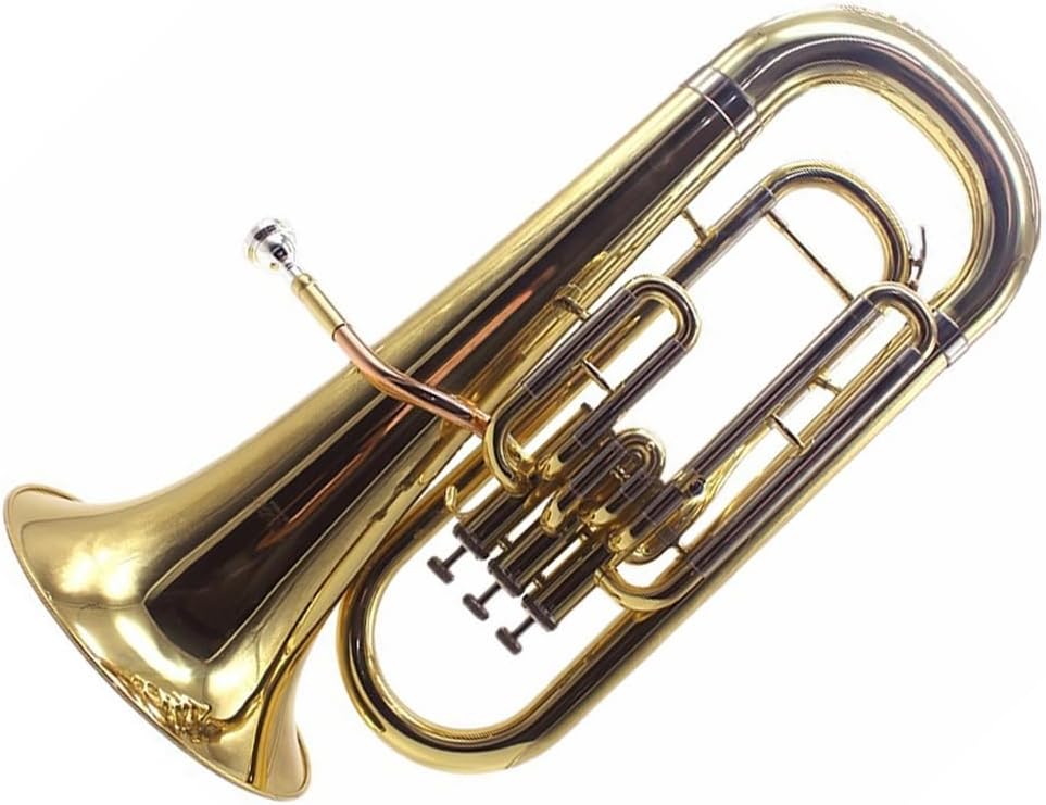 B Flat Key Euphonium Beginner Professional Metal Brass Instrument With Case Euphonium All-brass Instrument