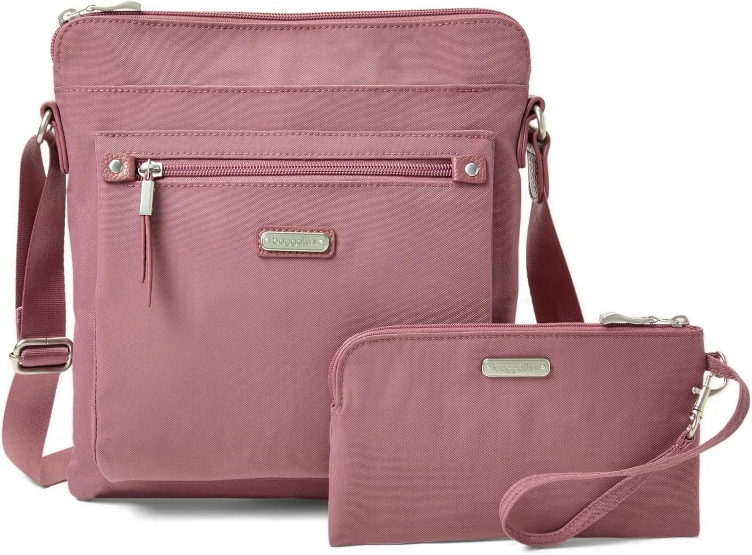 Baggallini womens Go Bagg With Rfid Phone Wristlet