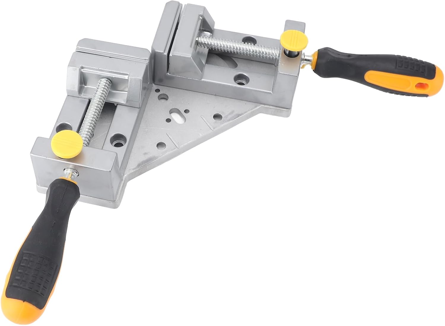Corner Clamp,90 Degree Right Angle Clamp,Double Handle Corner Clamp - and Portable Tool for DIY Enthusiasts and Woodworkers, Ideal for Various Joining Works