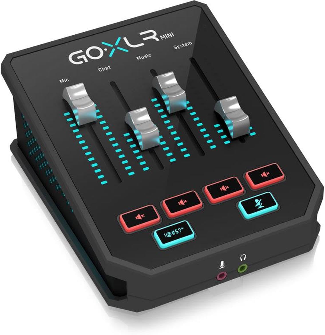 TC Helicon GoXLR MINI Online Broadcast Mixer with USB/Audio Interface and Midas Preamp, Officially Supported on Windows