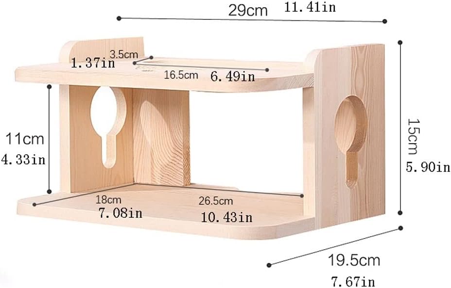 Floating Shelf Wall-Mounted TV Stand, Wall Mount Shelves, Floating Cable Box Shelf, Floating Wall Mount Shelf (Color : A)