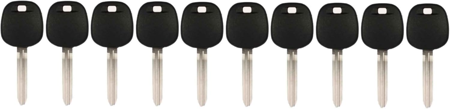 Qty 10 Transponder Key Chip G 4D-72 TOY44G for Toyota 4Runner, Camry, Corolla, FJ Cruiser, Highlander, Prius C, RAV4, Sequoia, Sienna, Tacoma, Tundra, Venza, Yaris 2009-2016 PN: 89785-08040