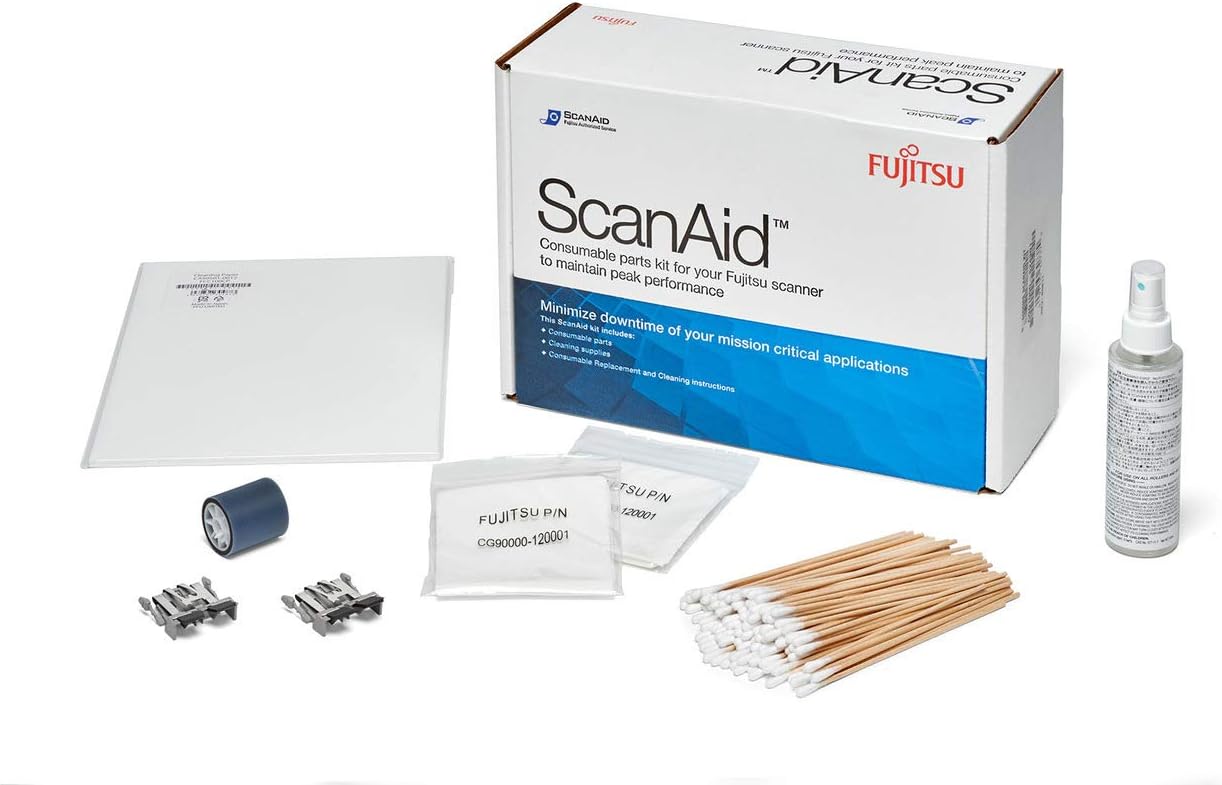 Fujitsu CG01000-524301 SCANAID KIT FI-6000NS FI-6010N 2X PADS/1X PICK ROLLER/CLEANING KIT