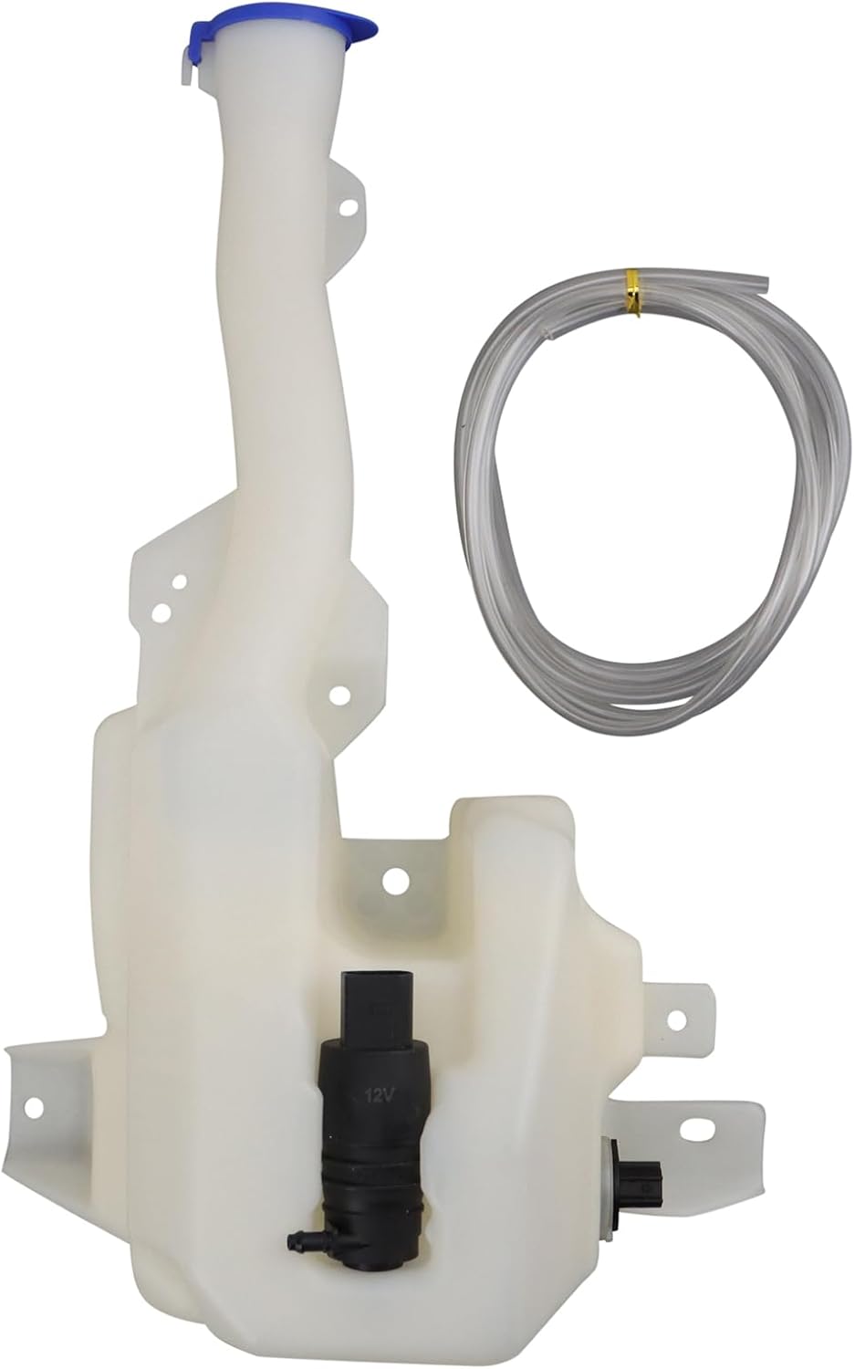 TRQ Windshield Washer Reservoir FO1288232 Compatible with 2021-2023 Ford Mustang