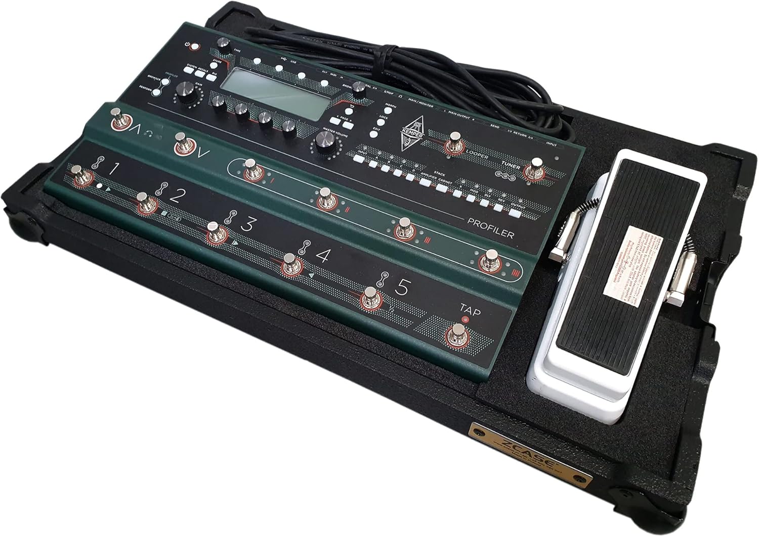 ProX XZF-FGB24x14-1P Universal Pedalboard Case For Guitar Bass Multi Effect Volume Expression Wah Pedal Floor board Case by ZCASE