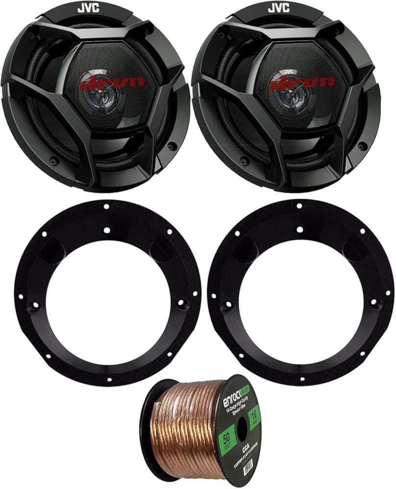 98-13 Motorcycle Speaker Bundle: 2X of JVC 6.75