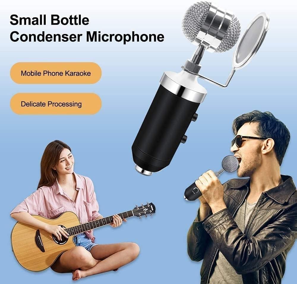 Microphone, Multipurpose Karaoke - Plug&Play Studio Microphone, for Streaming, Podcast, Studio Recording and Games