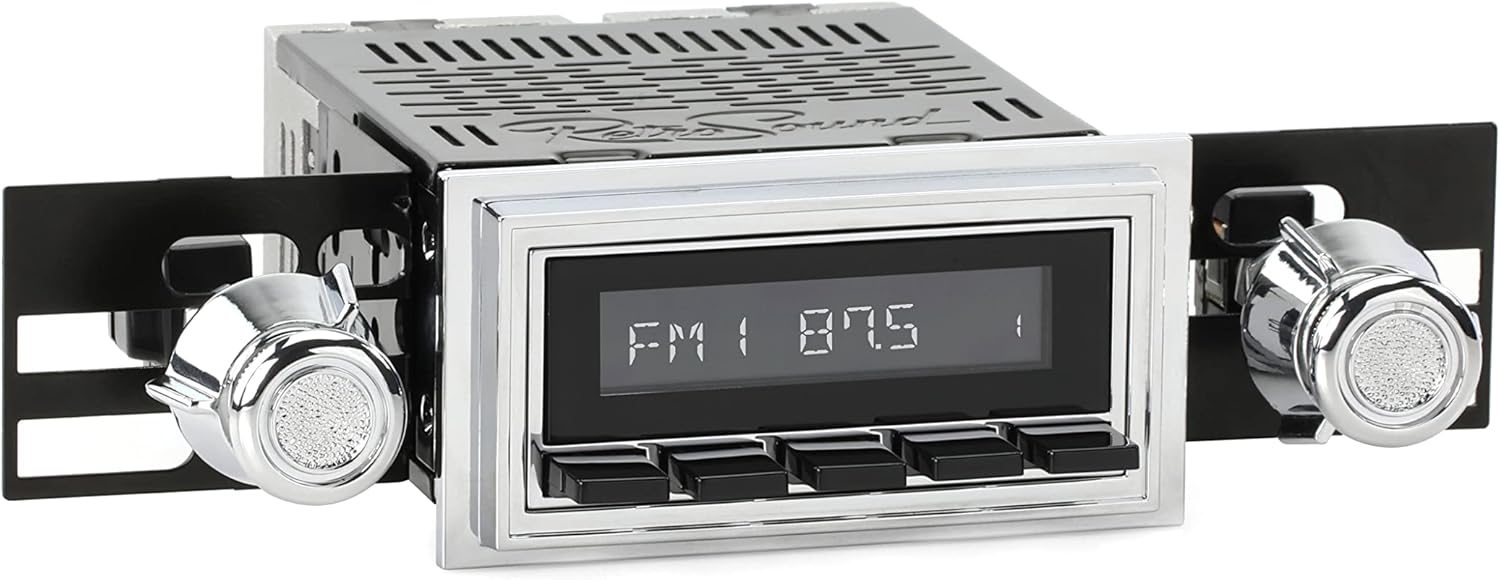 RetroRadio Compatible with 1969-72 Ford LTD Features Include Bluetooth, USB, AM/FM HCB-M2-126-05-75F1