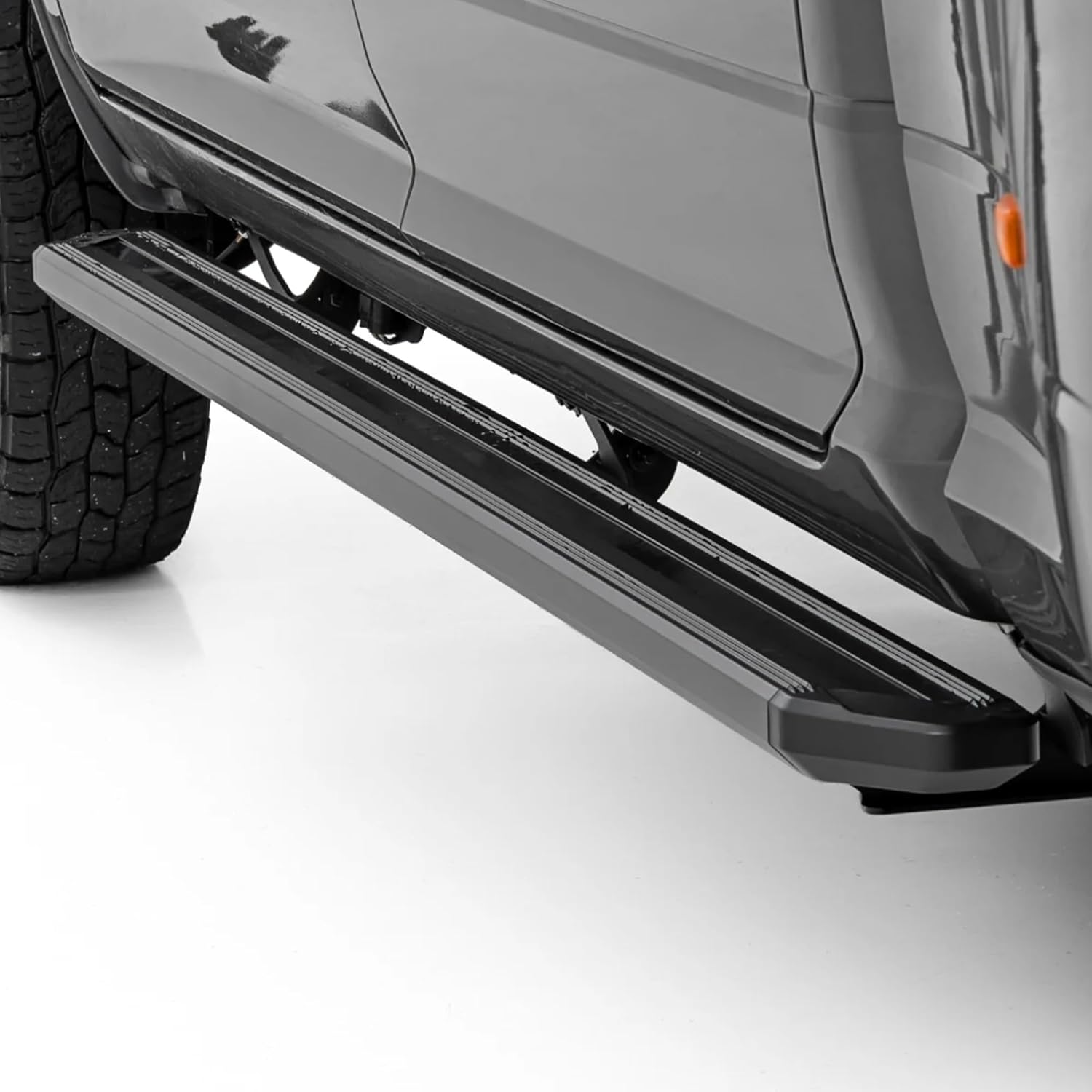 Rough Country Multi-Color LED Running Boards for Ram 2500 3500 Crew Cab (2011–2026) - RGB Multi-Color Aluminum Side Steps with App Control