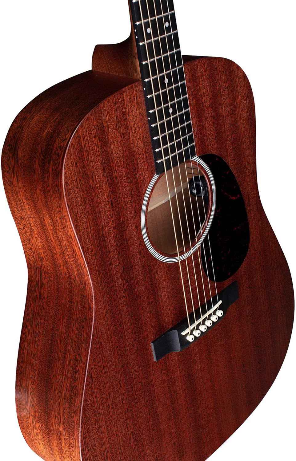 Martin Guitar Road Series D-10E Acoustic-Electric Guitar with Gig Bag, Sapele Wood Construction, D-14 Fret and Performing Artist Neck Shape with High-Performance Taper