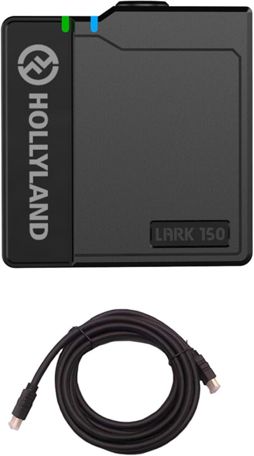 Hollyland HL-Lark 150 Solo-B with HS-101 24K Golded Plated HDMI Cable