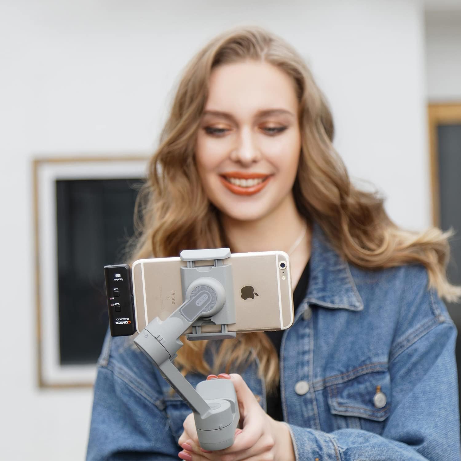 COMICA Wireless Microphone for iPhone, BoomX-D MI2 2.4G Dual Wireless Lavalier Microphone for iPhone Video Recording, Lapel Mic for iOS Vlogging YouTube Facebook Tiktok Livestream Interview