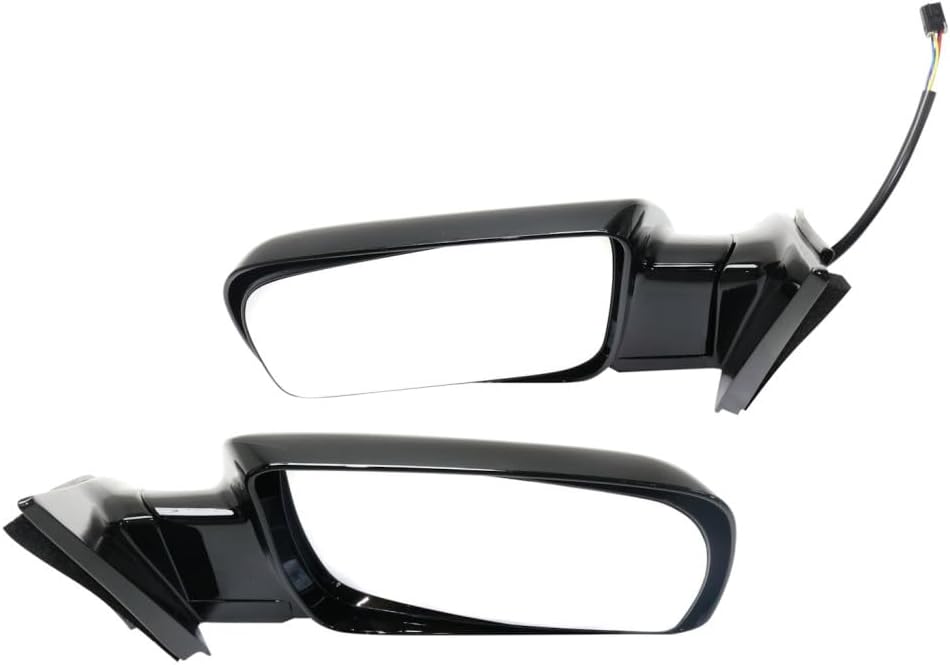 For Chevy K1500/K2500 Suburban 1992-1999 Door Mirror Driver & Passenger Side Pair Power | Non-Heated | Pickup | Standard | Paint to Match | 4 Heads & 4 Pins | GM1320122, GM1321122 | 15764757, 15764758