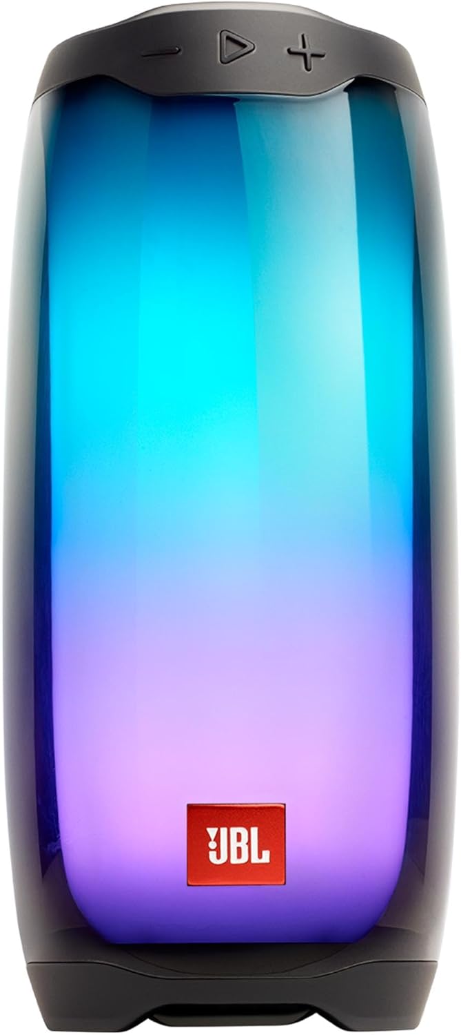 JBL Pulse 4 - Waterproof Portable Bluetooth Speaker with Light Show - Black