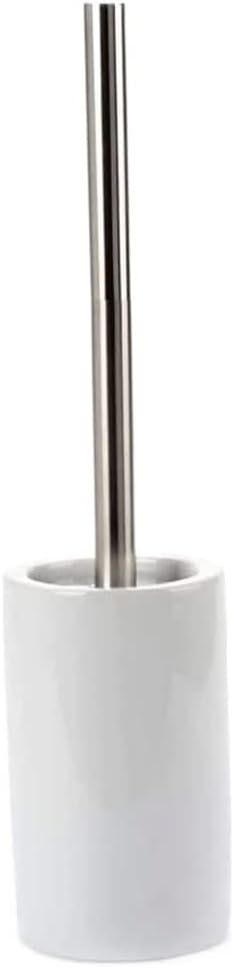 Toilet Brushes Toilet Brush and Holder Toilet Brush Set Ceramic Base Long Handle Toilet Brush Toilet Brush and Holder for Bathroom Cleaning Toilet Brush Holder Toilet Brush with Holder (Color : Ora