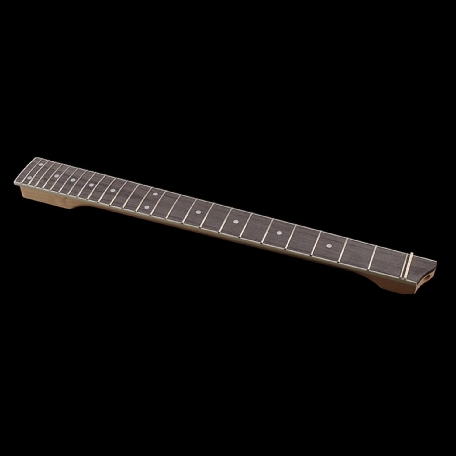 TSTS Wood Guitar Neck Resonance Sturdy Part Bolt Repair Guitar Body Headless Maple Neck for Bass Guitar ​Neck Replacement