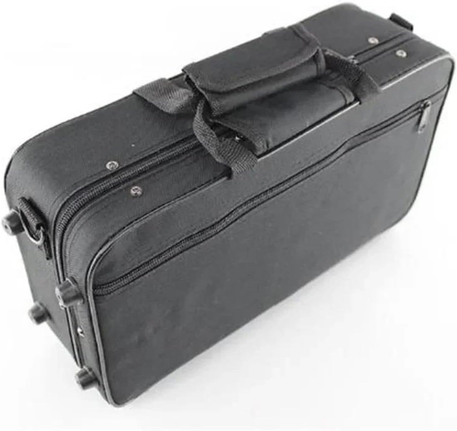 Woodwind Instruments Alto Saxophone Eb Black Nickel Plated Professional Woodwinds With Case (Color : C)