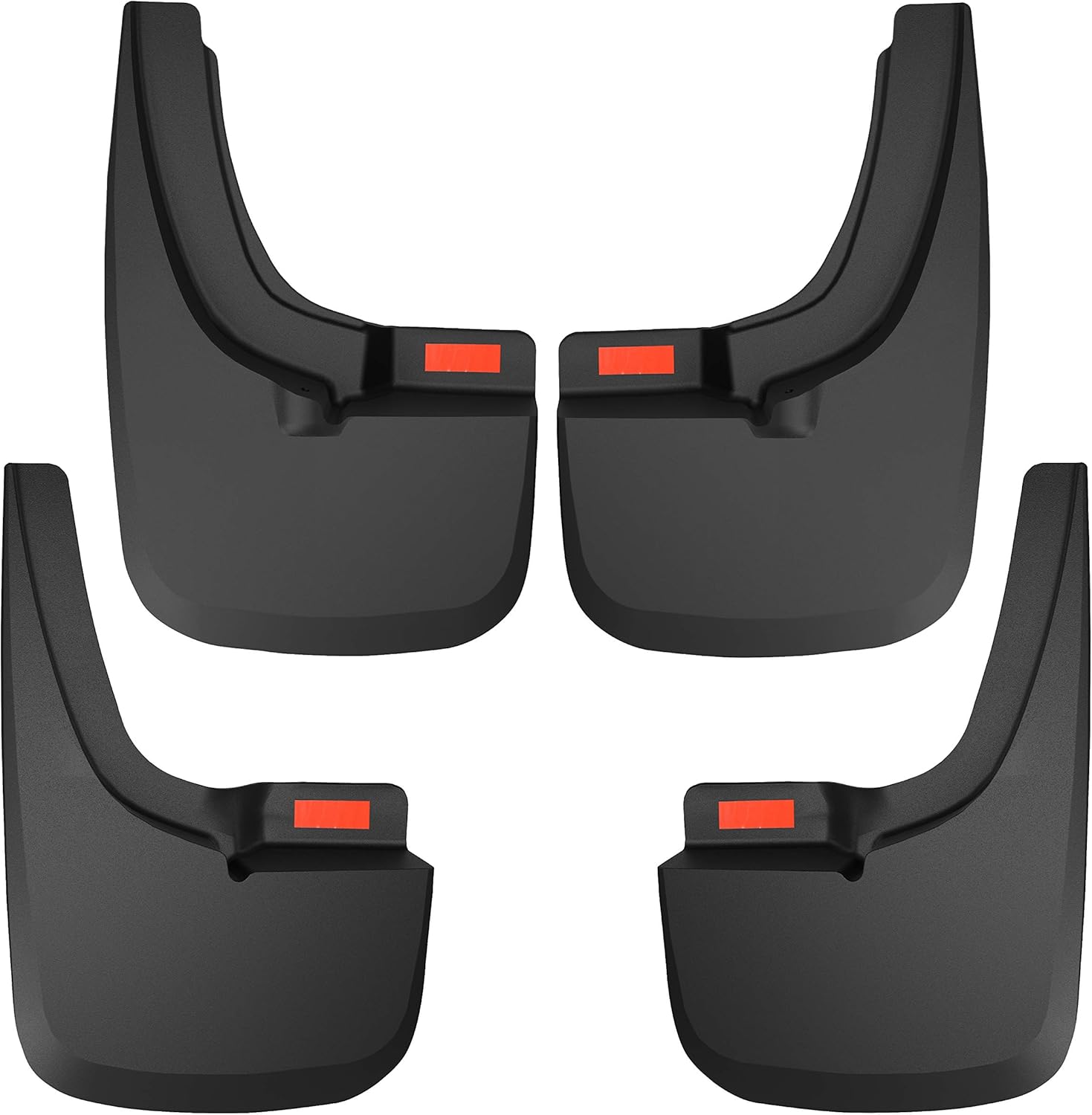 Husky Liners - Front Mud Guards | 2019-2023 Ford Ranger (Excludes Tremor) - Black, 2 Pc. | 58516