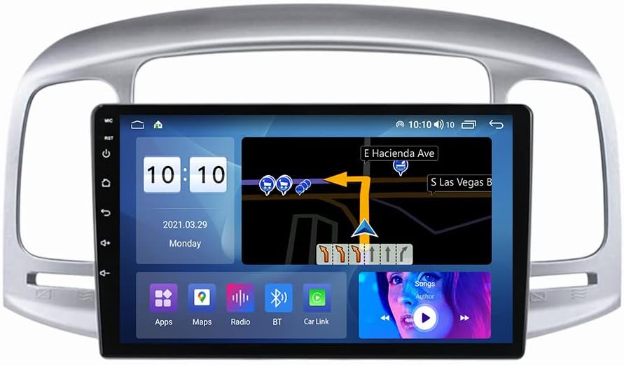 Generic Car Stereo Radio for Hyundai Accent 2006-2011 4G RAM +64GB ROM…