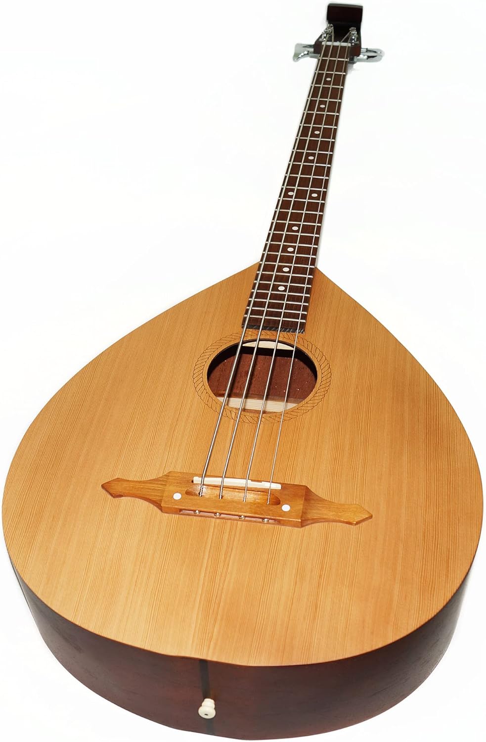 Bass Guitar New Ukrainian Folk Musical Instrument, Bass Lute Guitar, 4 Strings Guitar Kobza Bass, Wooden Vihuela Original, 995