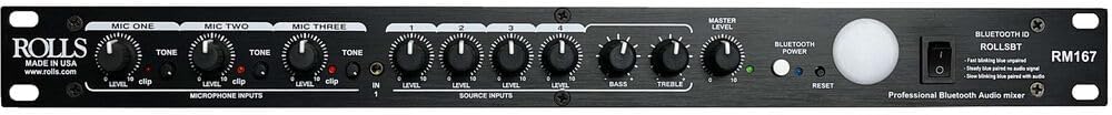 Rolls RM167 - Professional Bluetooth audio mixer