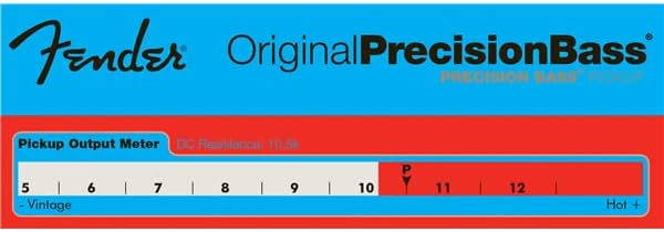 Fender Pure Vintage '62 Precision Bass Pickups Bundle with Instrument Cable