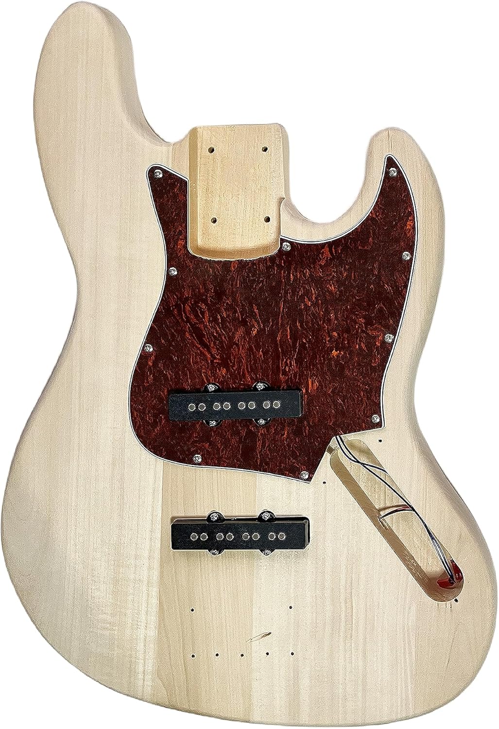 DBL DIY Bass Guitar Kit,4 String Right Handed with Basswood Body,Build Your Own Bass Guitar