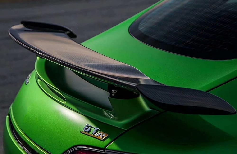 Carbon Fiber Car Rear Spoiler for Mercedes Benz AMG GT AMG GTS AMG GTR Coupe 2, Trunk Roof Tail Window Top Wing Lip Tail Stem Strip, Styling Decoration Modification Accessories