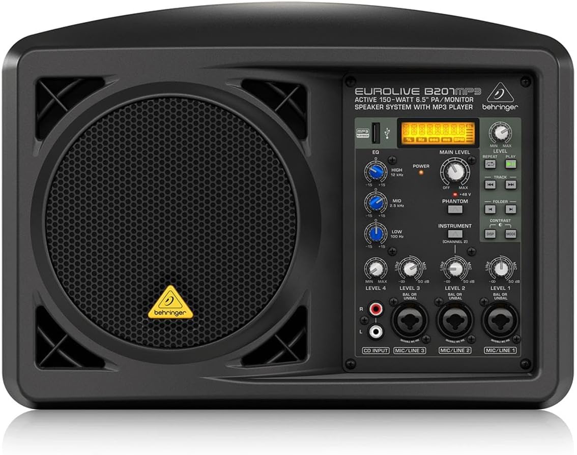 Eurolive B207MP3 Active 150-Watt 6.5