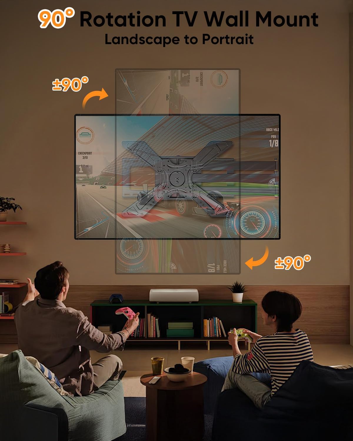 FORGING MOUNT Long Arm TV Wall Mount with 48.03