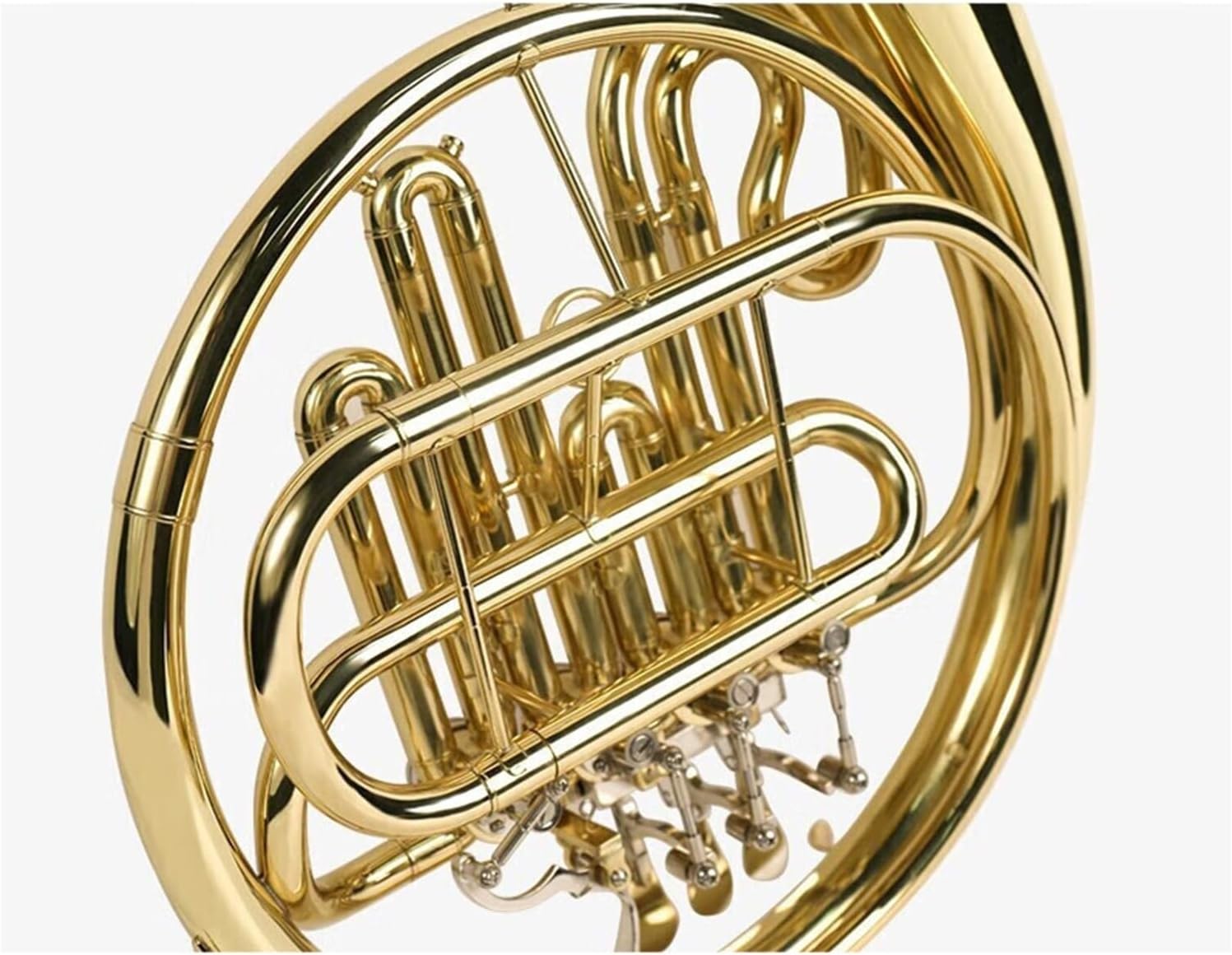 French Horn Brass Instrument 4 key Single Row B Flat