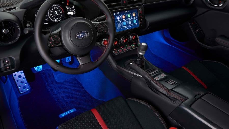 Subaru 2022-2025 BRZ Interior Footwell Illumination Kit Blue - H461SCC000 - Genuine OEM