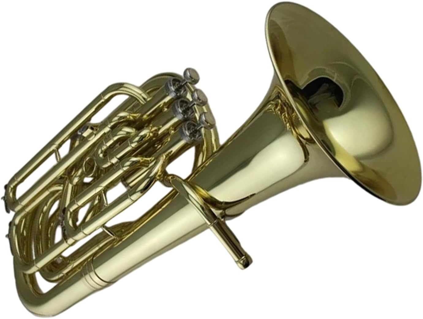 Professional Tone Bb Gold Lacquer Euphonium Euphonium All-brass Instrument